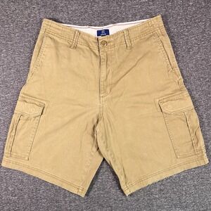 George Cargo Shorts Mens 30 Brown Tan Kahki Hiking Camping‎ Utility, Fits 30.5x9